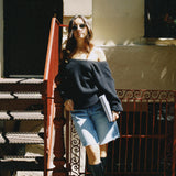 NOIR KNOTTED SWEATER