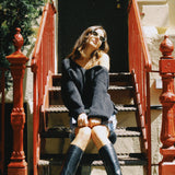 NOIR KNOTTED SWEATER