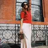 SYLVIE SILKY SLIP SKIRT