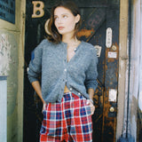 VINTAGE PLAID WOOL SHORTS