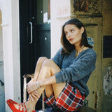 VINTAGE PLAID WOOL SHORTS