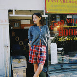 VINTAGE PLAID WOOL SHORTS