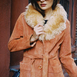 VINTAGE 1970 SUEDE PENNY LANE COAT
