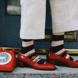 THE GREAT COLLEGIATE NAVY SOCK