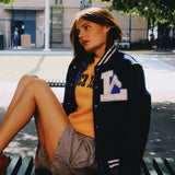VINTAGE BLUE VARSITY JACKET