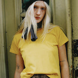 HEY GANG THE BOXY TEE GOLDENROD