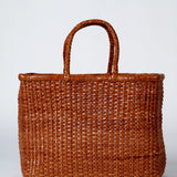 DRAGON DIFFUSION WEAVE BASKET BIG, TAN - BLACK EDGES