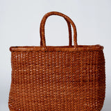 DRAGON DIFFUSION WEAVE BASKET BIG, TAN - BLACK EDGES