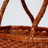 DRAGON DIFFUSION WEAVE BASKET BIG, TAN - BLACK EDGES