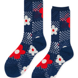 HANSEL FROM BASEL JILLIAN COBALT BLUE CREW SOCK