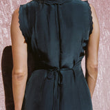 CIAO LUCIA IKAL BLACK EMBROIDERED DRESS