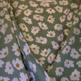 SAGE FLORAL CROP TOP