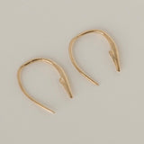 MEREWIF SMALL HOOK POKE EARRINGS