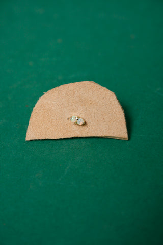GJENMI 14K OPAL TWIN EARRING