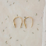 MEREWIF SMALL HOOK POKE EARRINGS