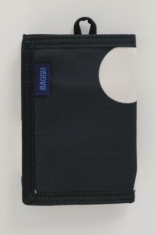 BAGGU NYLON WALLET, TUXEDO DOT